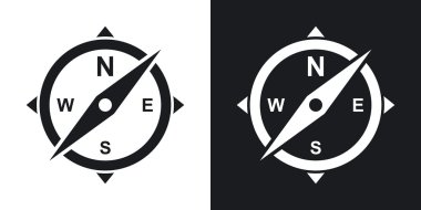 hareket pusula simgeleri.  