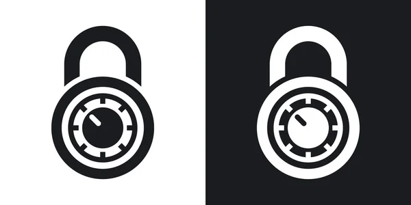 Combination lock icons. — Stock Vector