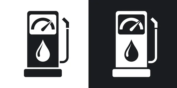 Iconos de gasolinera . — Vector de stock