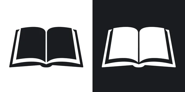 Icônes d'un livre ouvert — Image vectorielle