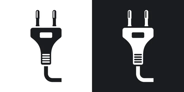 電源プラグのアイコンを設定. — ストックベクタ