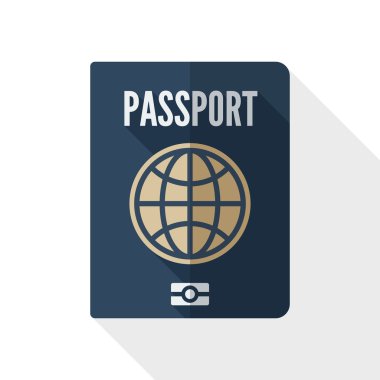 Uluslararası passport simgesini. 