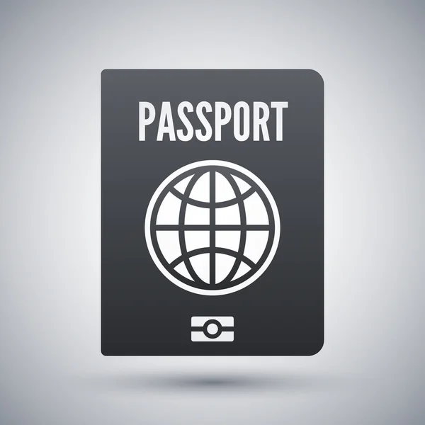 International Passport icon. — Stock Vector