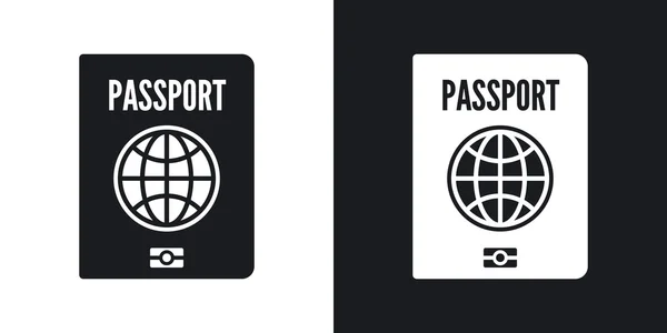 Iconos de Travel Passport . — Vector de stock