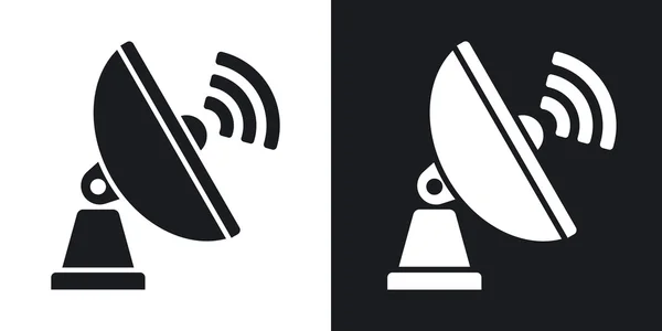 Iconos de antena satelital . — Vector de stock