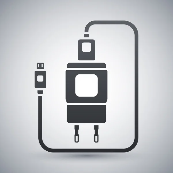 Cargador para icono de teléfono — Vector de stock