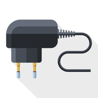 Sarj adaptörü telefon simgesi