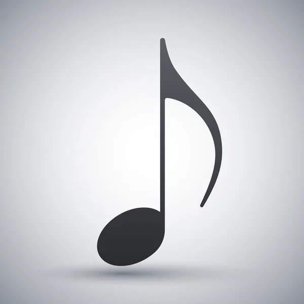 Music note icon — Stock Vector