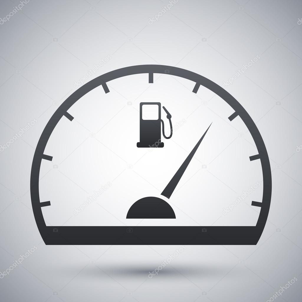 Icon fuel gauge Fuel gauge icon — Stock Vector © RealVector 58586601