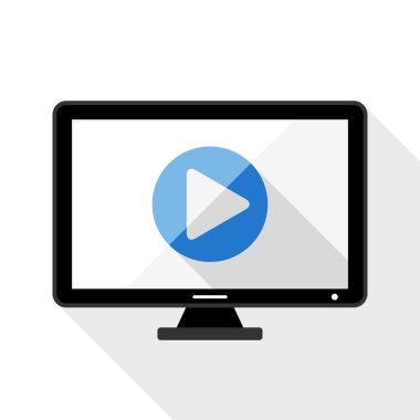 flat monitör simgesini