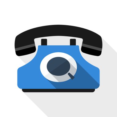 Retro telefon simgesi