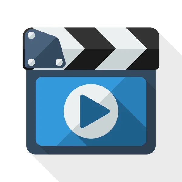 Clapboard icono — Vector de stock