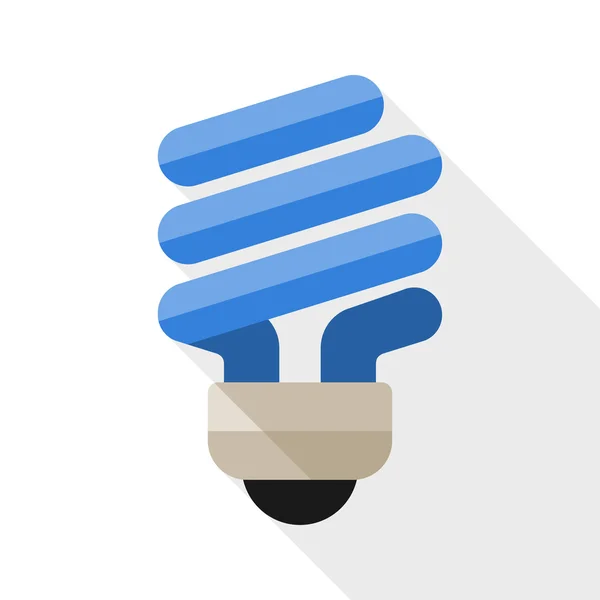 Energibesparande glödlampa — Stock vektor