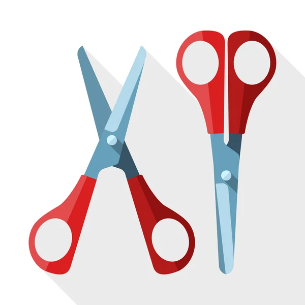 Two scissors — Stock Vector