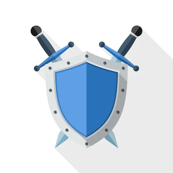 Shield and Sword icon — Stock Vector