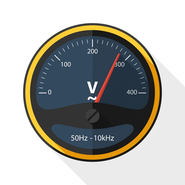 Ampèremeter pictogram — Stockvector