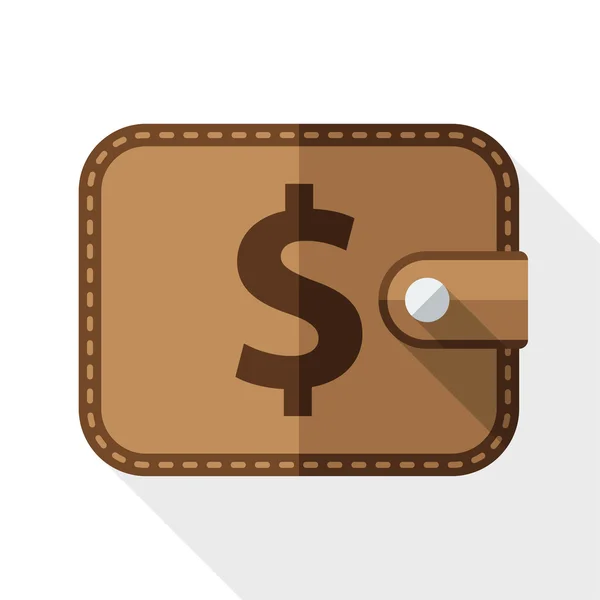 Icono de la cartera — Vector de stock