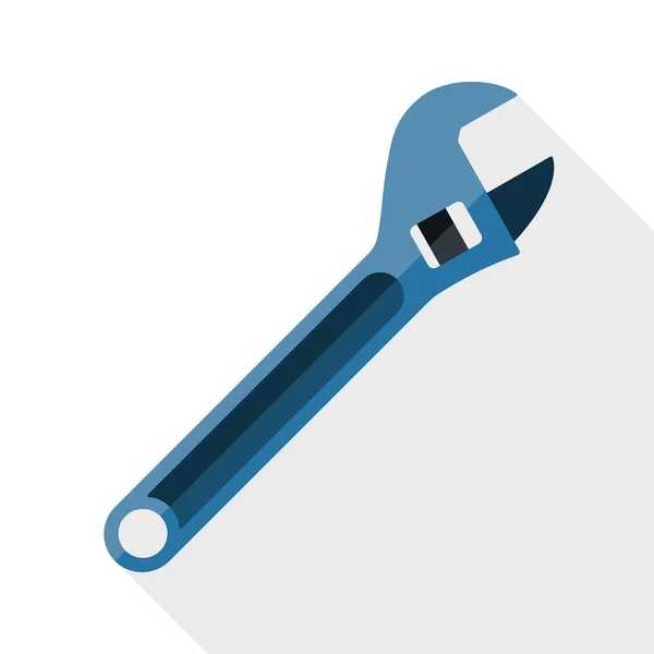 Adjustable wrench icon — Stock Vector