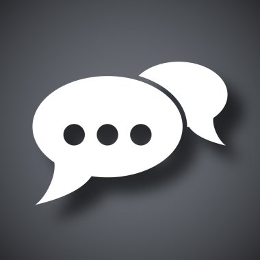 Konuşma balonları simgesi sohbet