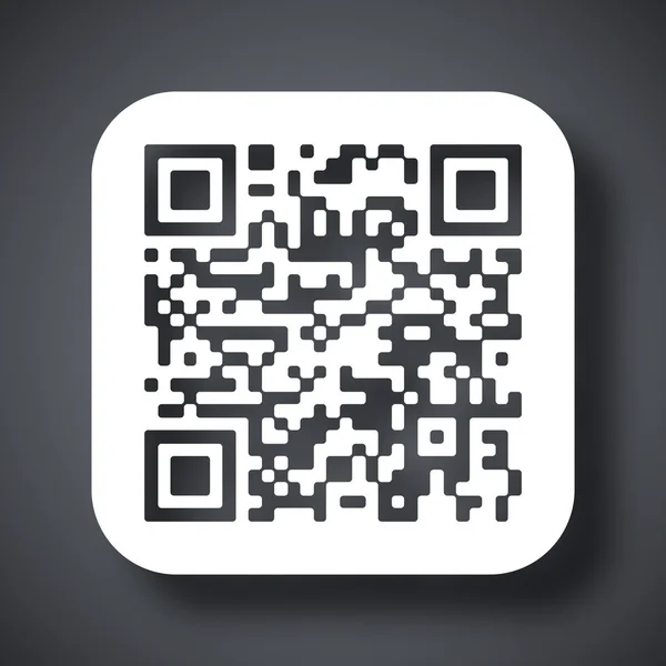 Icono del código QR — Archivo Imágenes Vectoriales