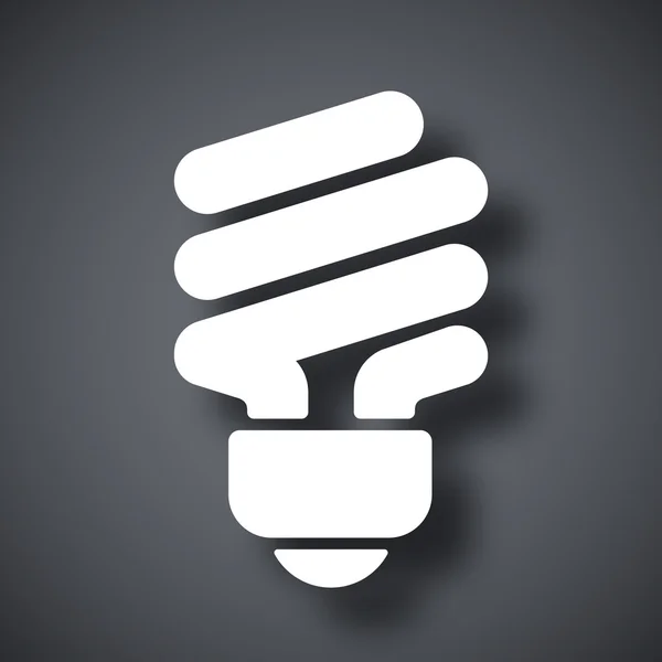 Enregistrer l'icône ampoule — Image vectorielle