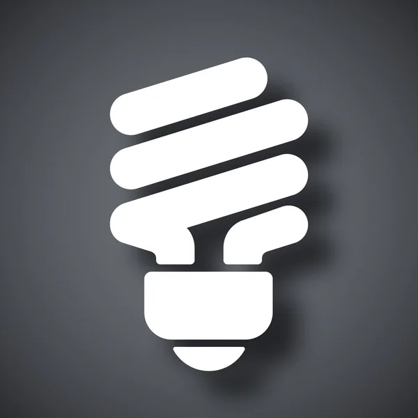 Energiesparlampen-Symbol — Stockvektor