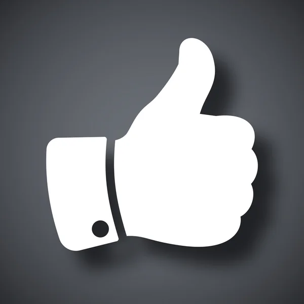 Thumb up icon — Stock Vector