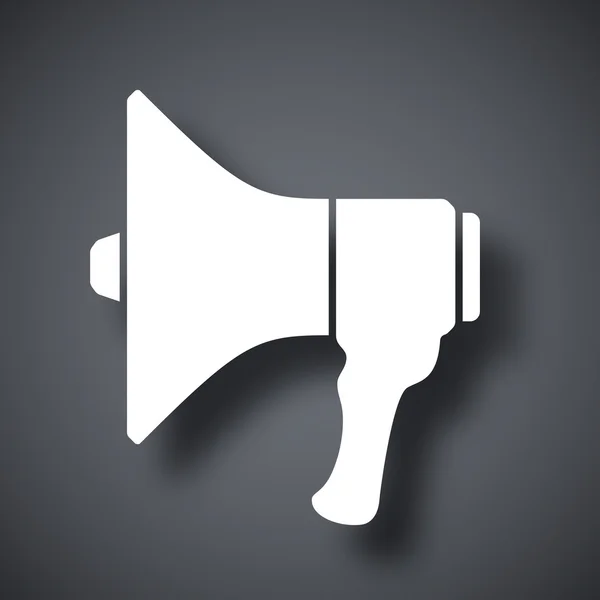 Megaphone icon — Stock Vector