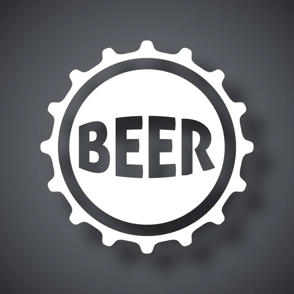 Bier fles GLB pictogram — Stockvector