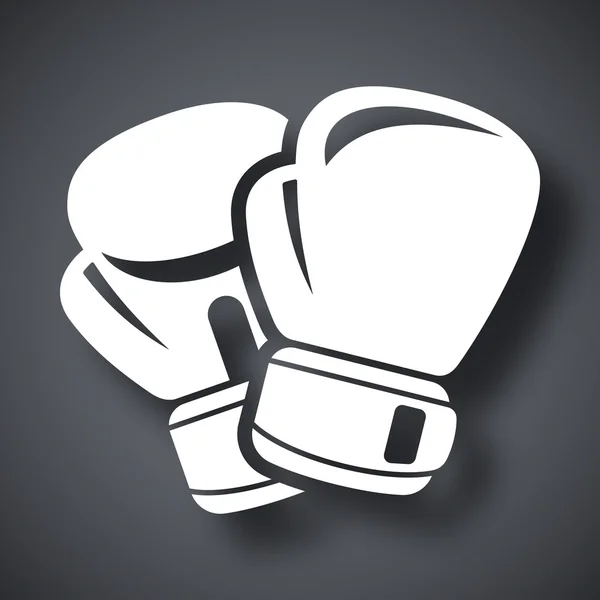 ボクシング グローブのアイコン — ストックベクタ