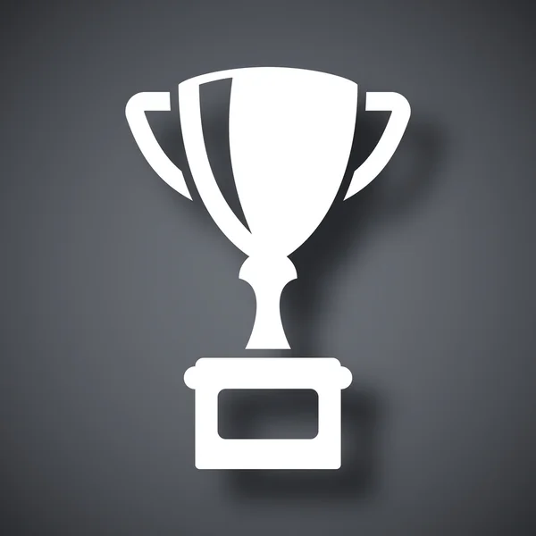 Champion's cup pictogram — Stockvector