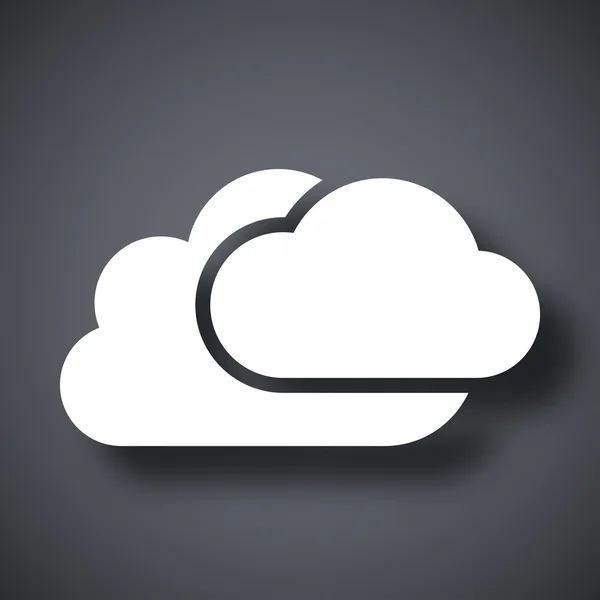 Clouds icon — Stock Vector