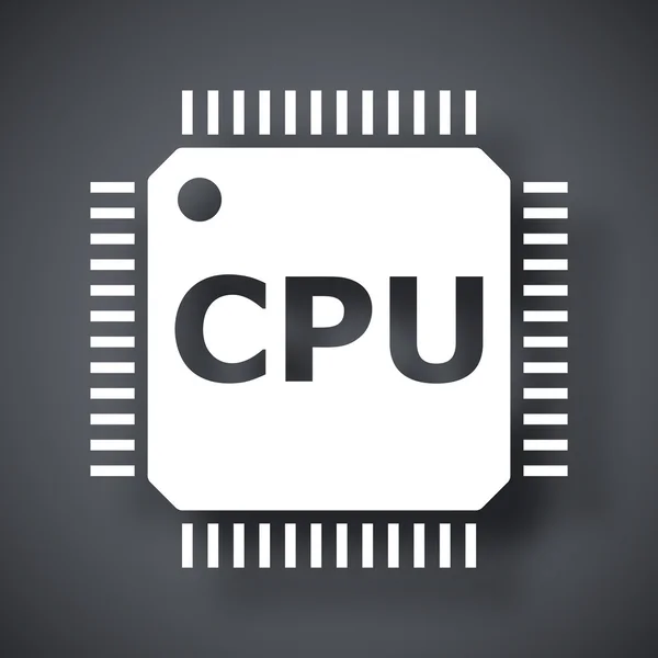 CPU simgesi — Stok Vektör
