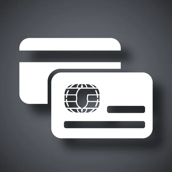 Ícone de cartões de crédito —  Vetores de Stock