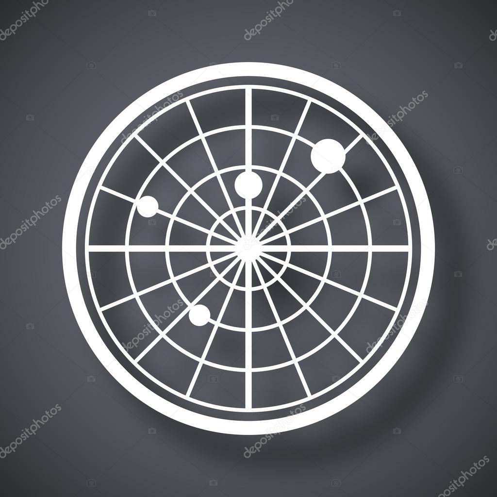 Radar screen icon