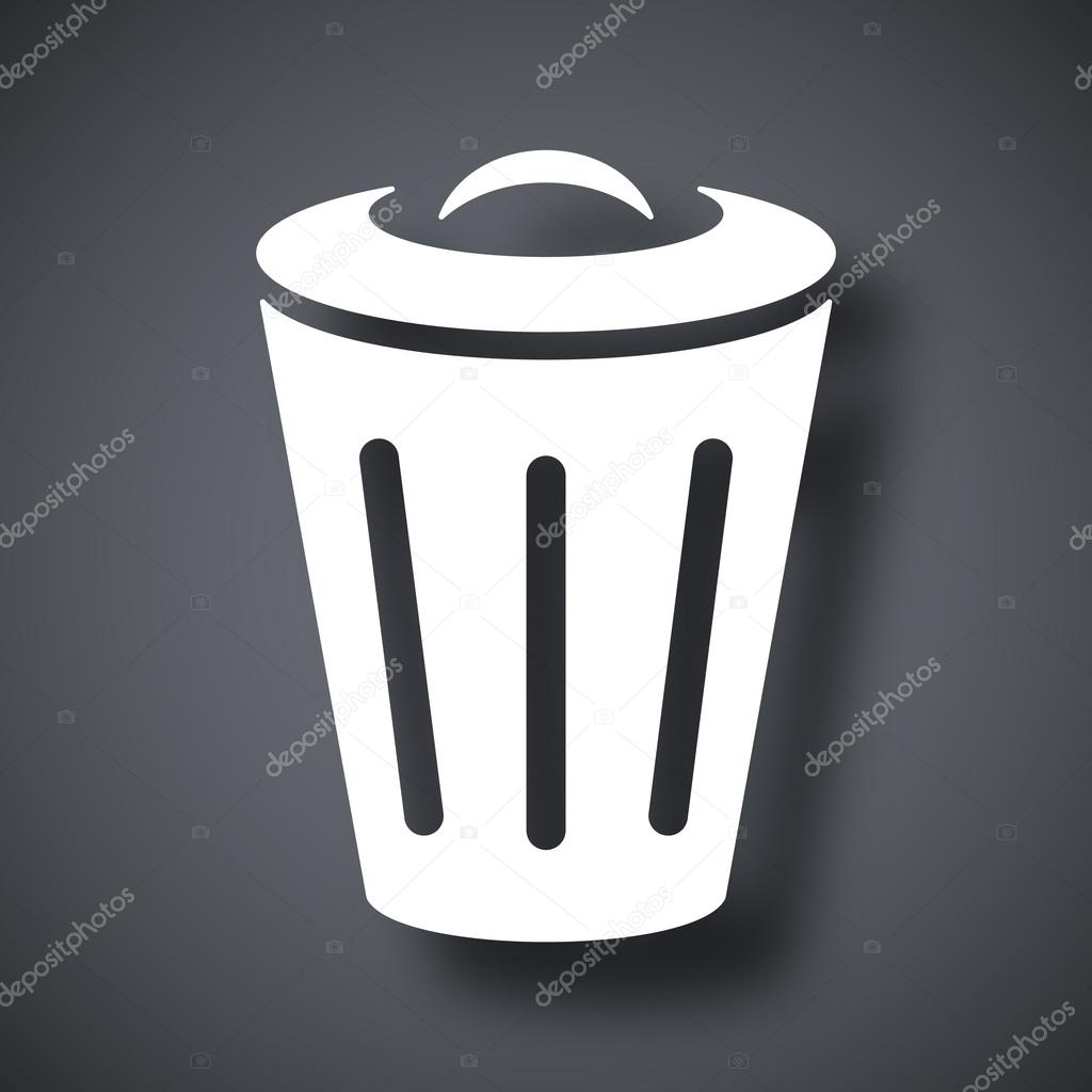 Trash can icon