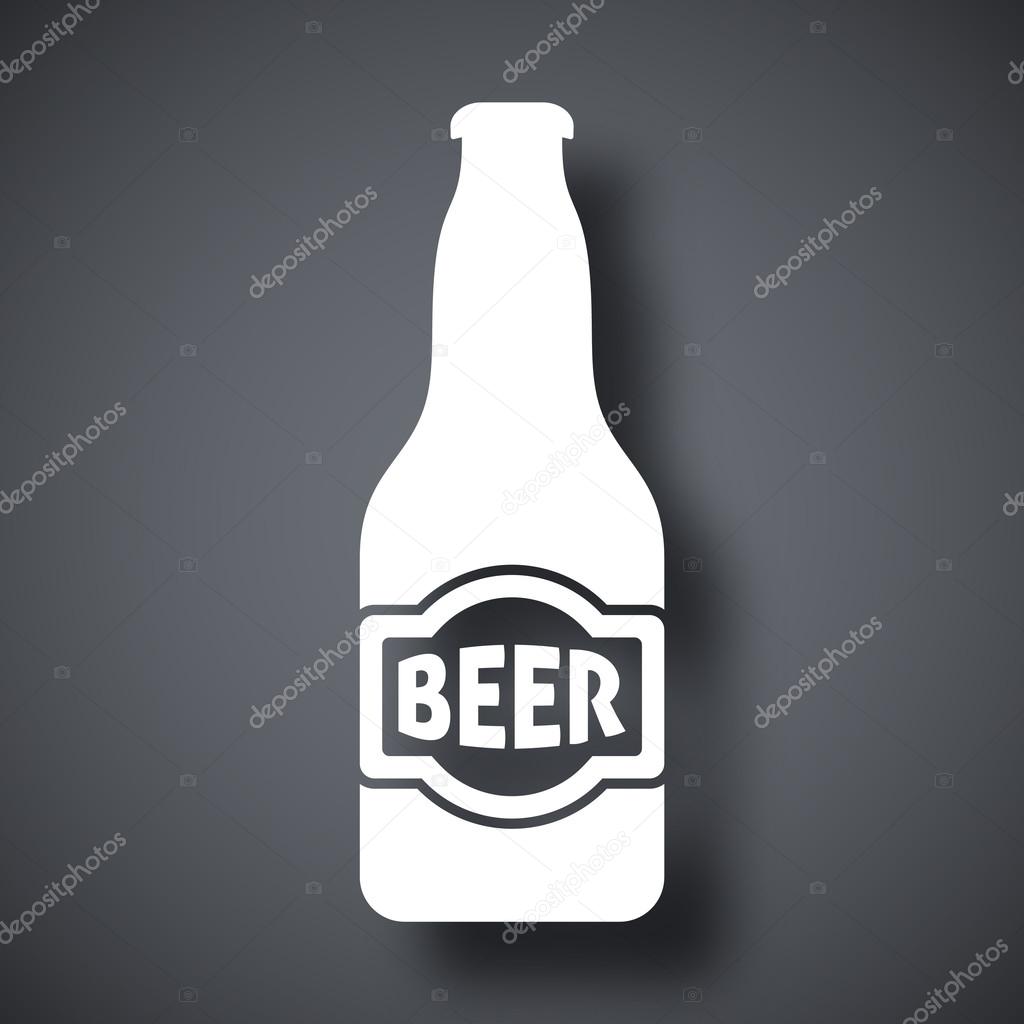 ビール瓶のアイコン ストックベクター C Realvector