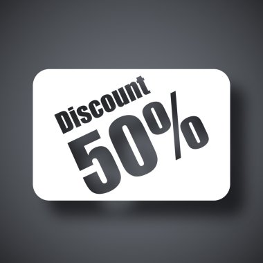 indirim kartı simgesi