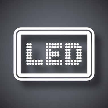 LED ekran simgesi