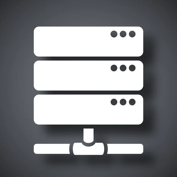 Datenbankserver-Symbol — Stockvektor