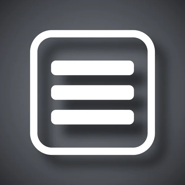 Agrandir le bouton menu — Image vectorielle