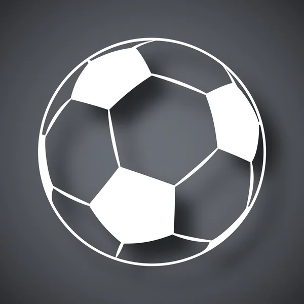 Icono de fútbol — Vector de stock