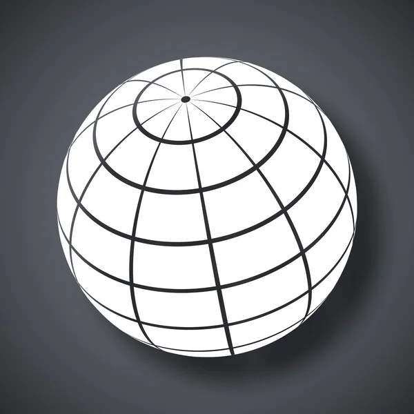 Icône Globe — Image vectorielle