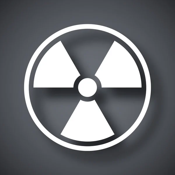 Nuclear tecken eller symbol — Stock vektor