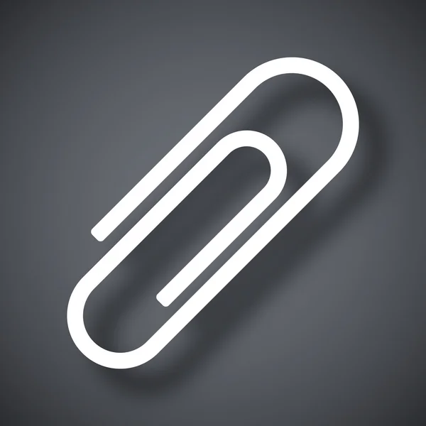 Paper clip icon — Stock Vector