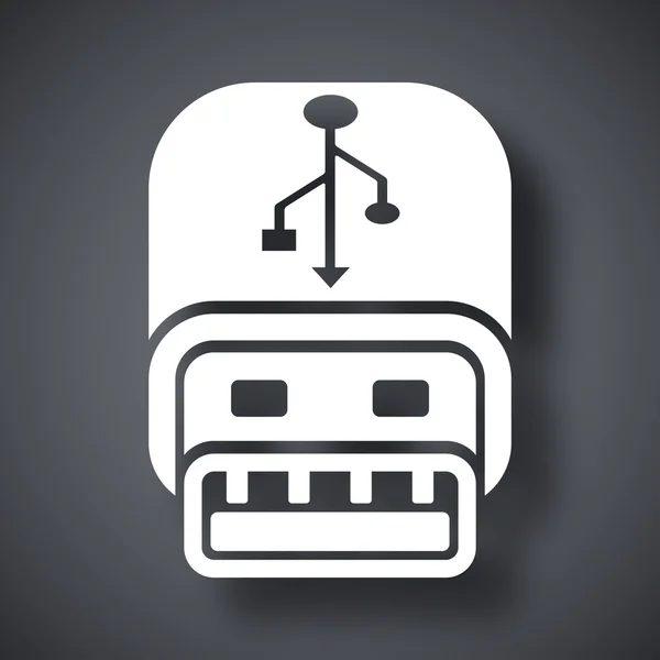 USB-stick pictogram — Stockvector