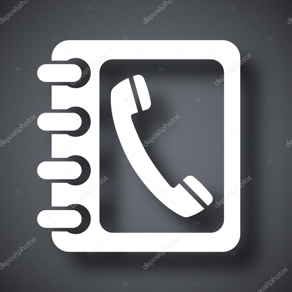 Telefonbuch-Symbol — Stockvektor © RealVector #59281745