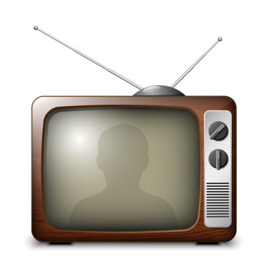 TV izleyici yansıması ile