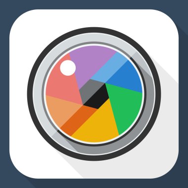 Kamera Mercek simgesi