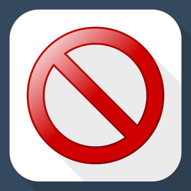 hiçbir işareti simgesi